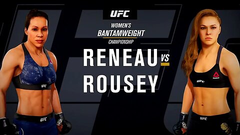 EA Sports UFC 3 Gameplay Ronda Rousey vs Marion Reneau