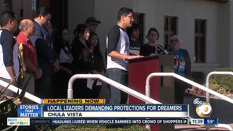 Chula Vista demands protections for Dreamers