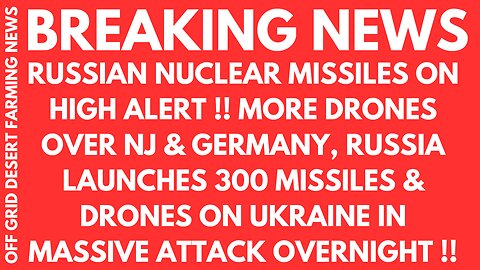 EMERGENCY ALERT !! IT'S ALL FALLING APART QUICKLY AS RUSSIA LAUNCHES MASSIVE ATTACK ON UKRAINE !!