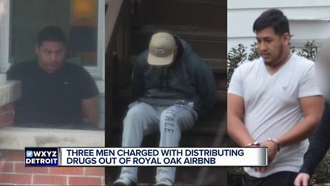 Men charged with distributing $115K worth of cocaine, heroin out of Royal Oak Airbnb