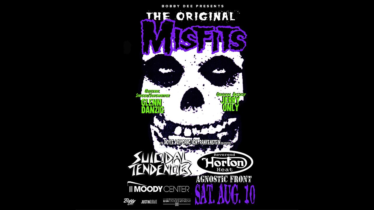 Misfits Live from Austin, TX August 10th 2024