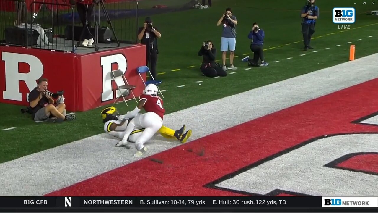 2022 - Week 10 - Michigan @ Rutgers - Condensed (Every Snap + Replays)