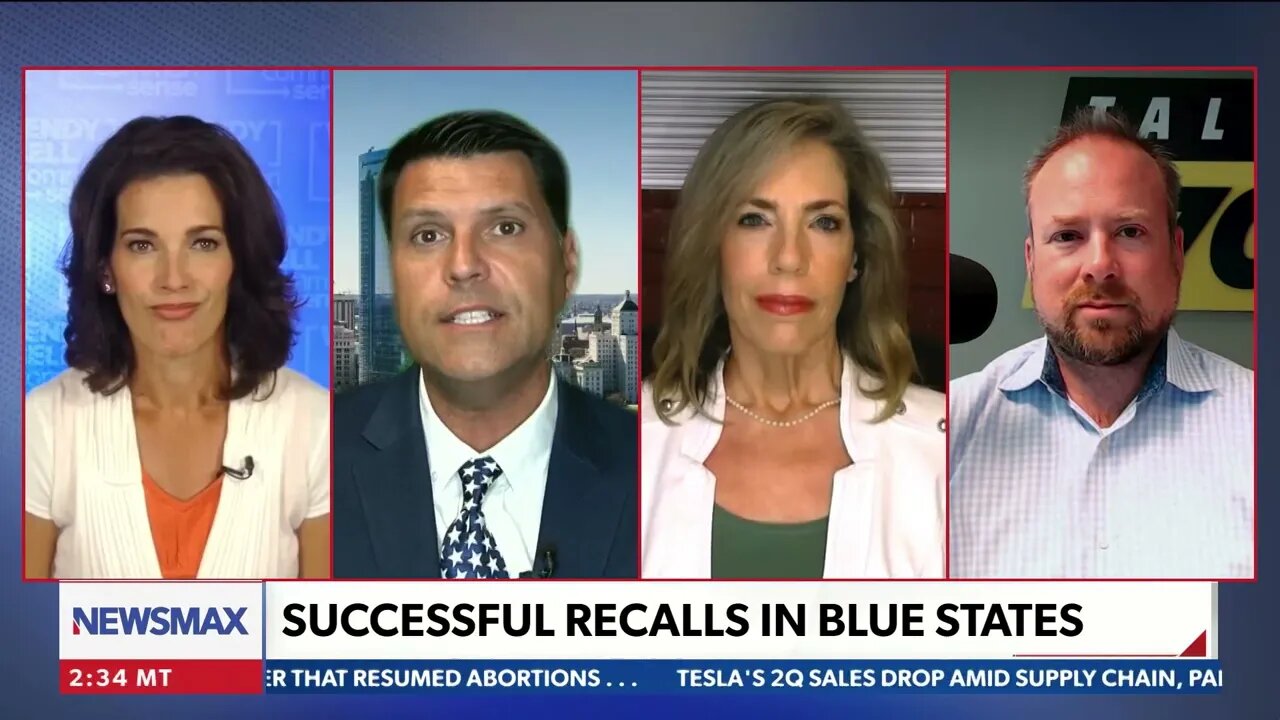 Ari on Newsmax discussing recalls of Democrats