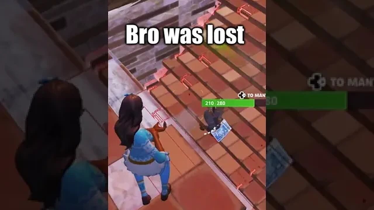 Why did he run into the stairs?? #shorts #fortniteshorts #gaming