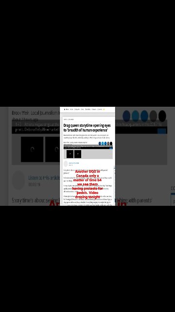 Drag Queen Story time hits New Market Ontario Canada. #short