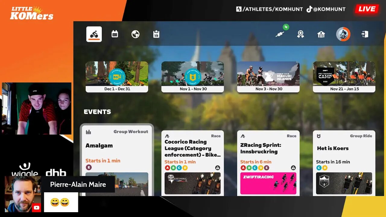 Zwift Ride Steady 1 Hour Z2