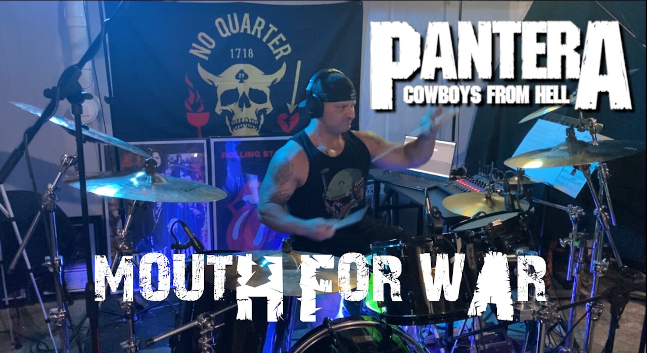 Pantera // Mouth For War // Drum Cover // Joey Clark