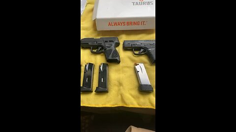 Taurus G3C and Springfield hellcat