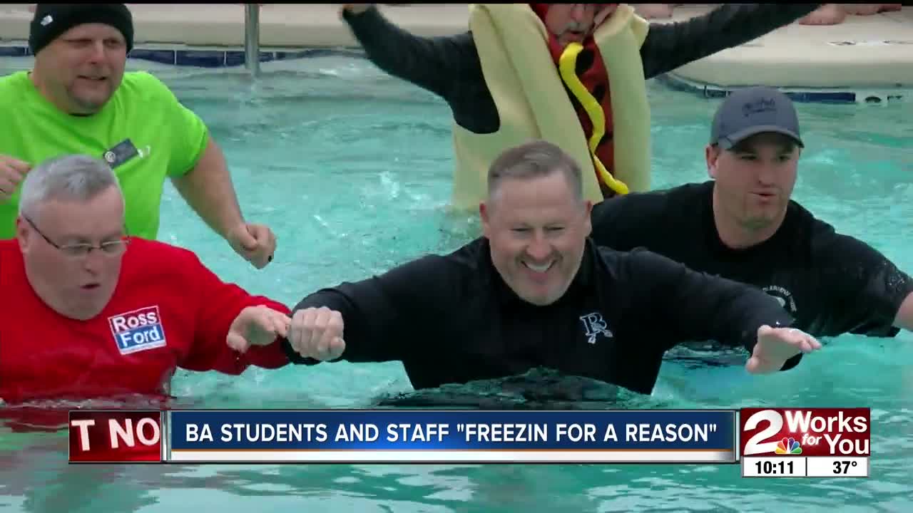 Broken Arrow students and staff "Freezin for a Reason"