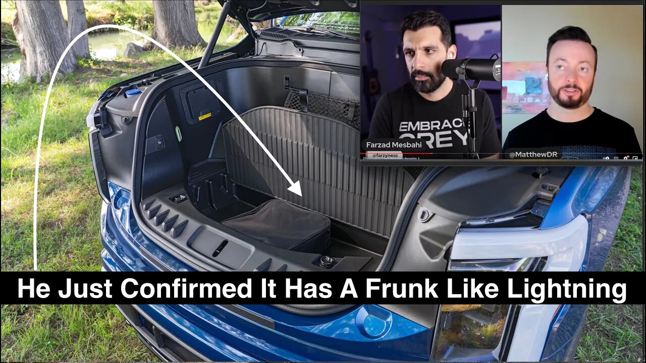 YESSSSS! FRUNK! The Only Better Thing Ford Lightning Had, Now CyberTruck Does Too!