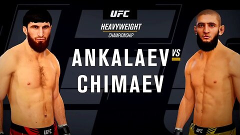 EA Sports UFC 4 Gameplay Khamzat Chimaev vs Magomed Ankalaev