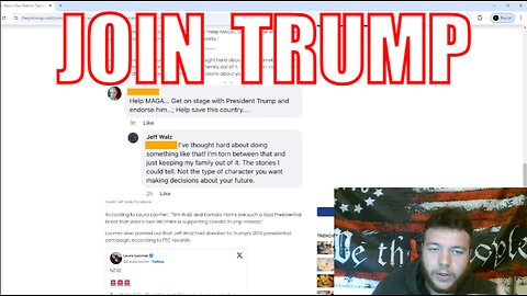 Tim Walz Brother To Join TRUMP?!