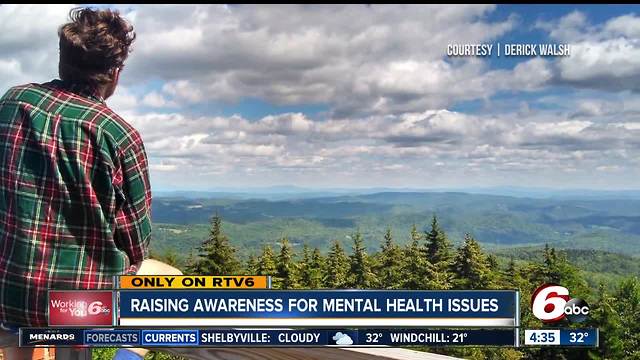 Fishers man raising awareness for mental health issues