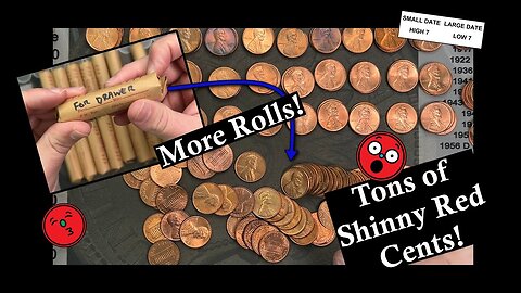 Shiny Penny Rolls from the Coin Shop!