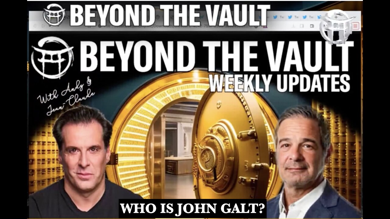 JEAN-CLAUDE & ANDY BEYON THE VAULT. THE PLANNED DESTRUCTION OF THE USD- TY JGANON, SGANON