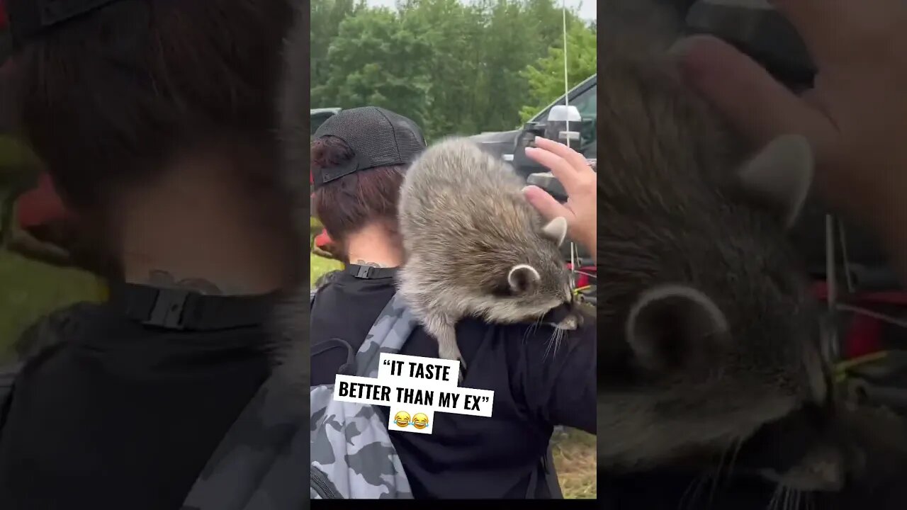 Leroy Biggs, Mel & A Trash Panda #leroybiggs #chadarmestv #trashpanda #creeksquad #shorts