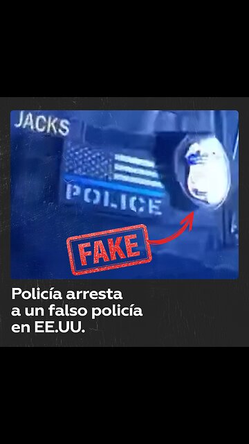 Un falso policía esposa a un hombre borracho y él mismo acaba arrestado