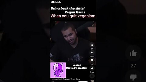 Vegans Need more Comedy