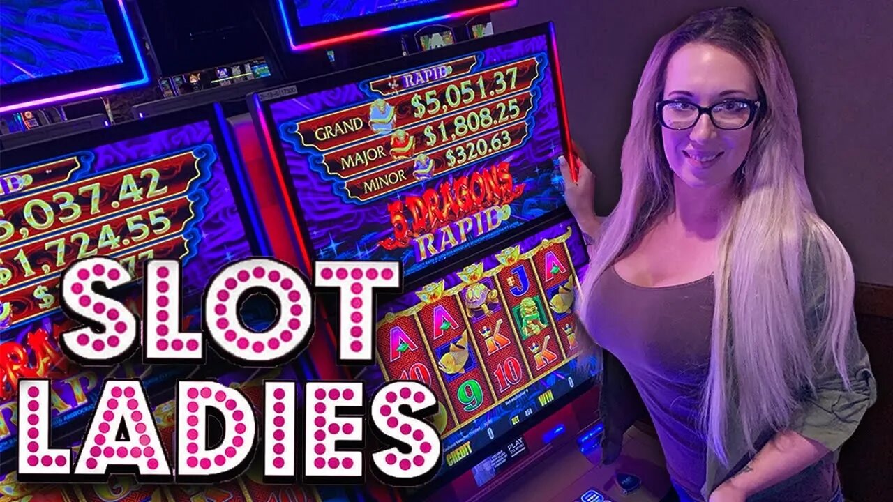 🔥Three 5 Dragons Rapid Machines 🔥EXCITING SLOT PLAY with Laycee Steele