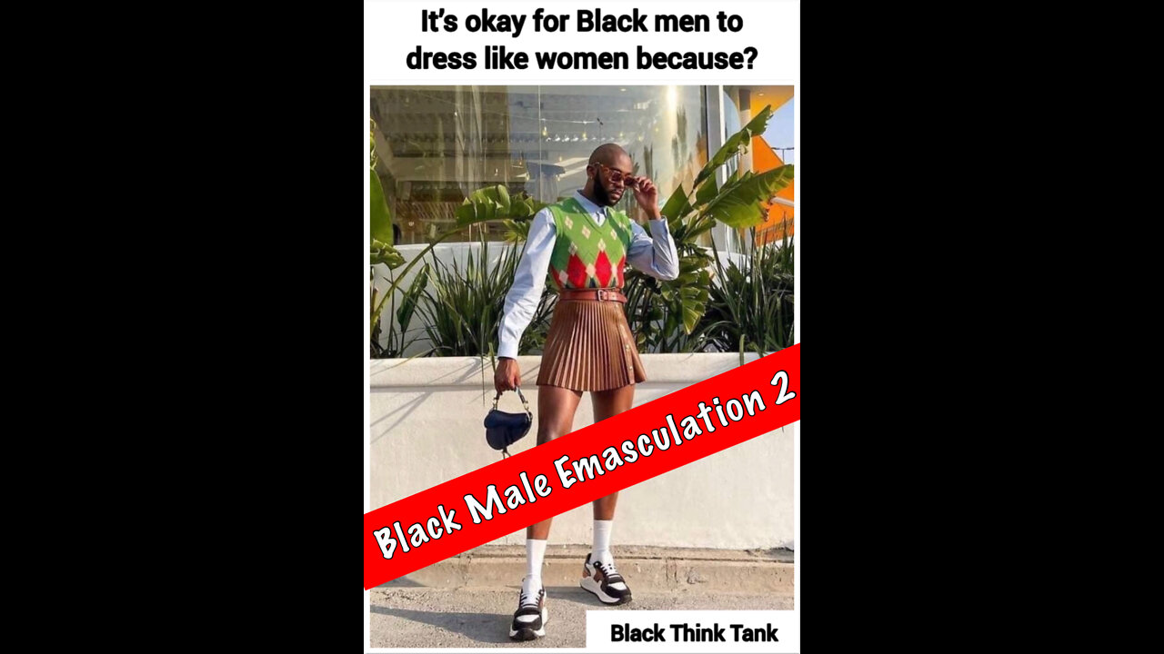 Black Male Emasculation 2 of 3 (They can do it because what?)