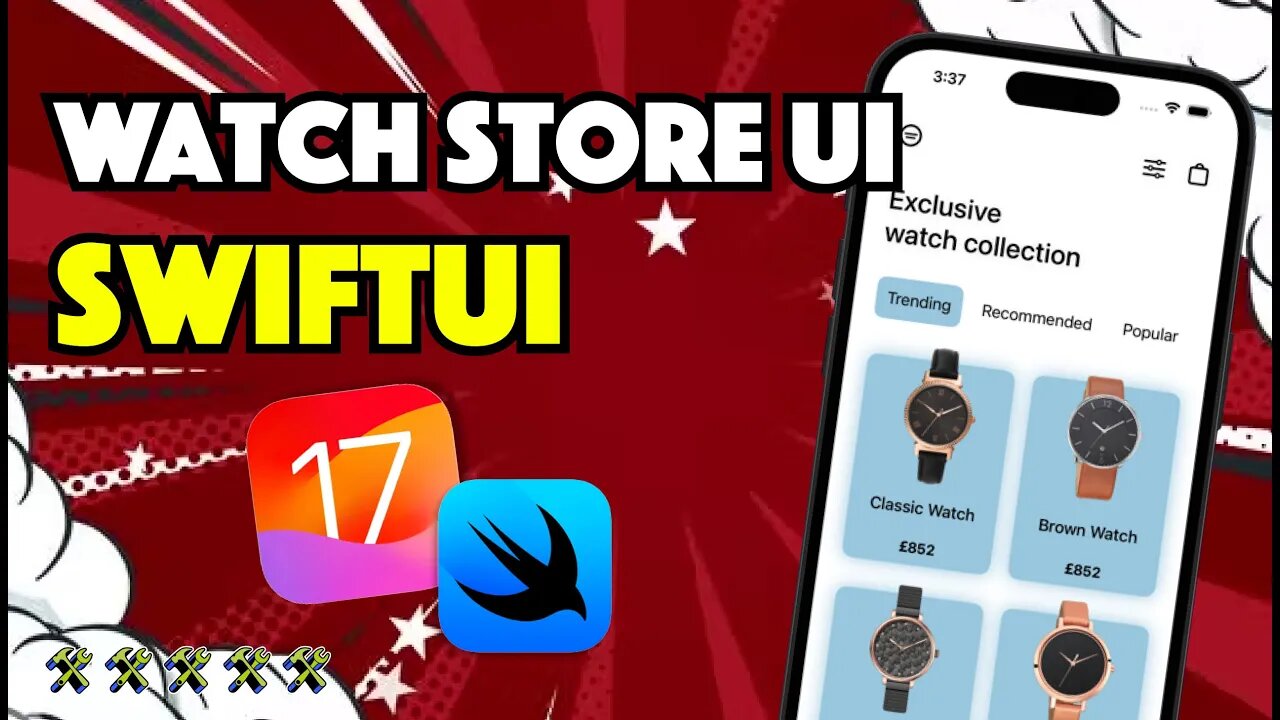 How I created a Watch Store UI in SwiftUI and Xcode 15