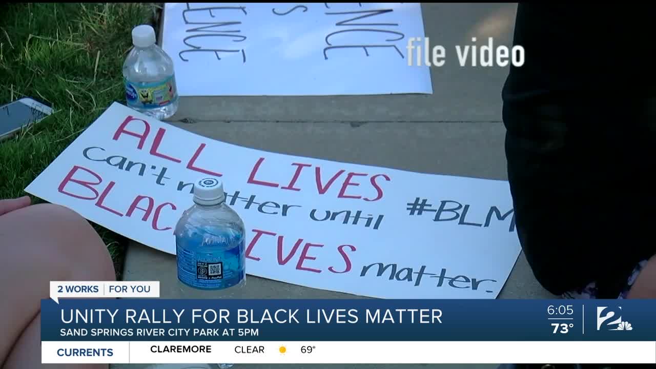 Unity Rally For Black Lives Matter Movement