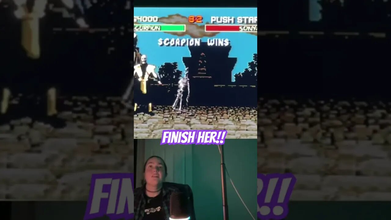 Sonya is Gone-ya! #retrogaming #gaming #mortalkombat