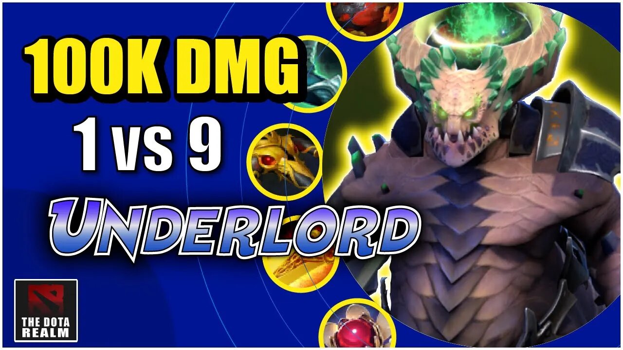 NEW UNDERLORD BUILD is NUTS - Easiest Offlane Hero to CARRY - Dota 2 Gameplay