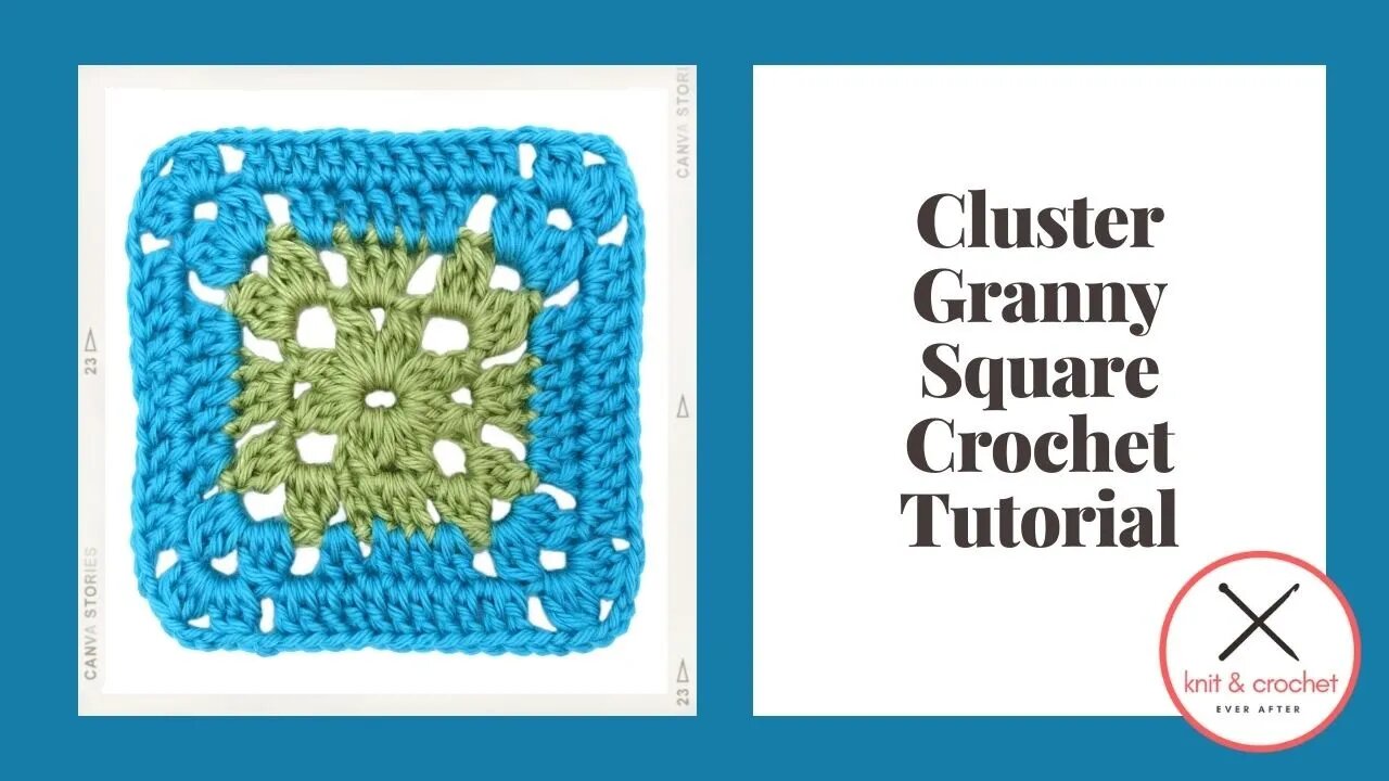 Motif of the Month April 2015: Cluster Granny Square Crochet Tutorial