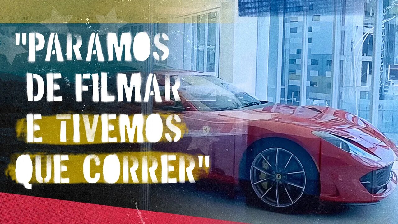 Tensão ao visitar a loja da Ferrari na Venezuela