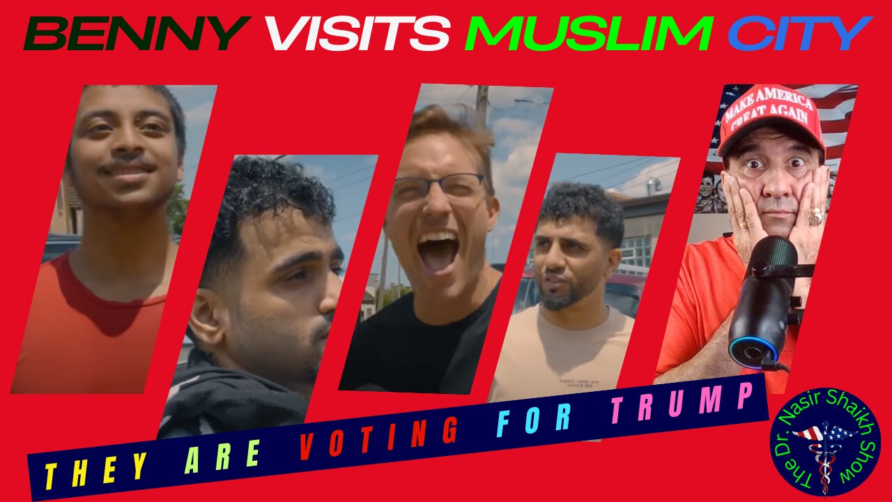 Benny Show Visits Muslim Majority City in MI - TRUMP SUPPORT Is AMAZING - Harris Campaign STUNNED