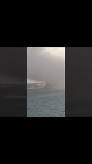 Ukraine War - Ukraine Naval Base on FIRE near Odessa