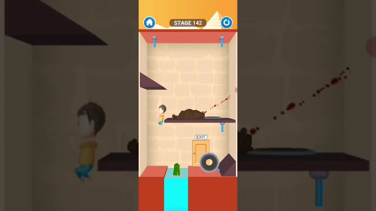 rescue cut rope puzzle 😎 #shorts