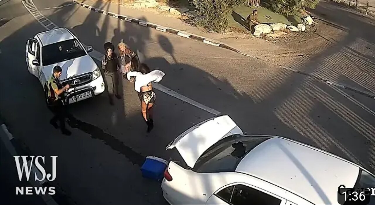 Watch: Two Women Caught in Israeli-Hamas Crossfire