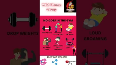 🔥Things you should not do in the gym🔥#shorts🔥#wildfitnessgroup🔥29 march 2022🔥