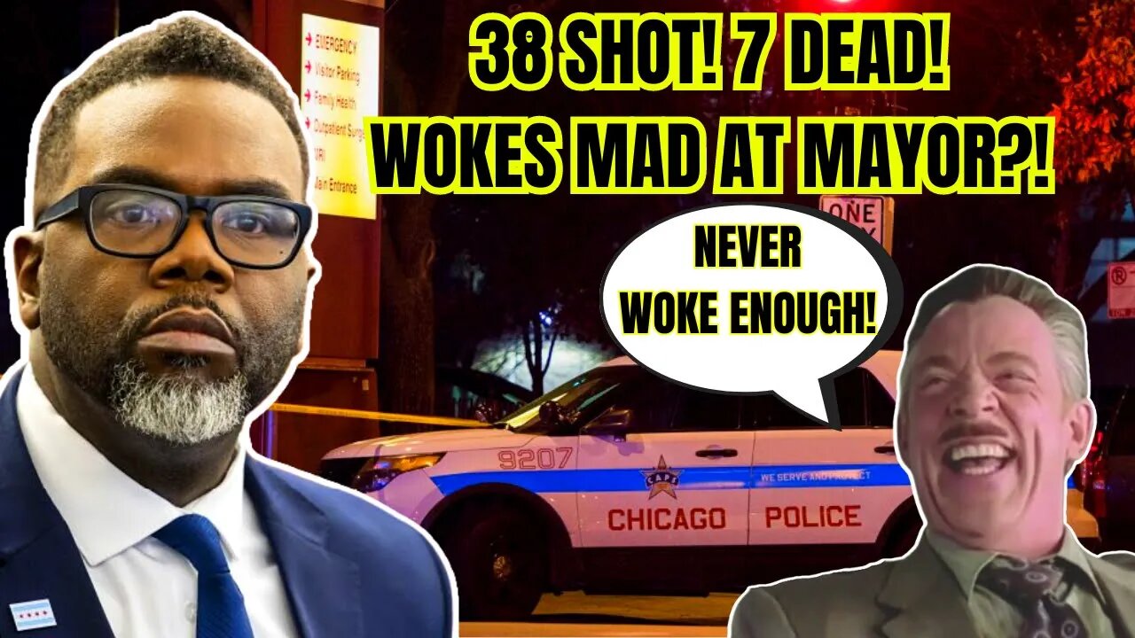 CHICAGO CHAOS! 38 SHOT & 7 DEAD! Mayor Brandon Johnson NOT PROGRESSIVE ENOUGH?! WTF?!