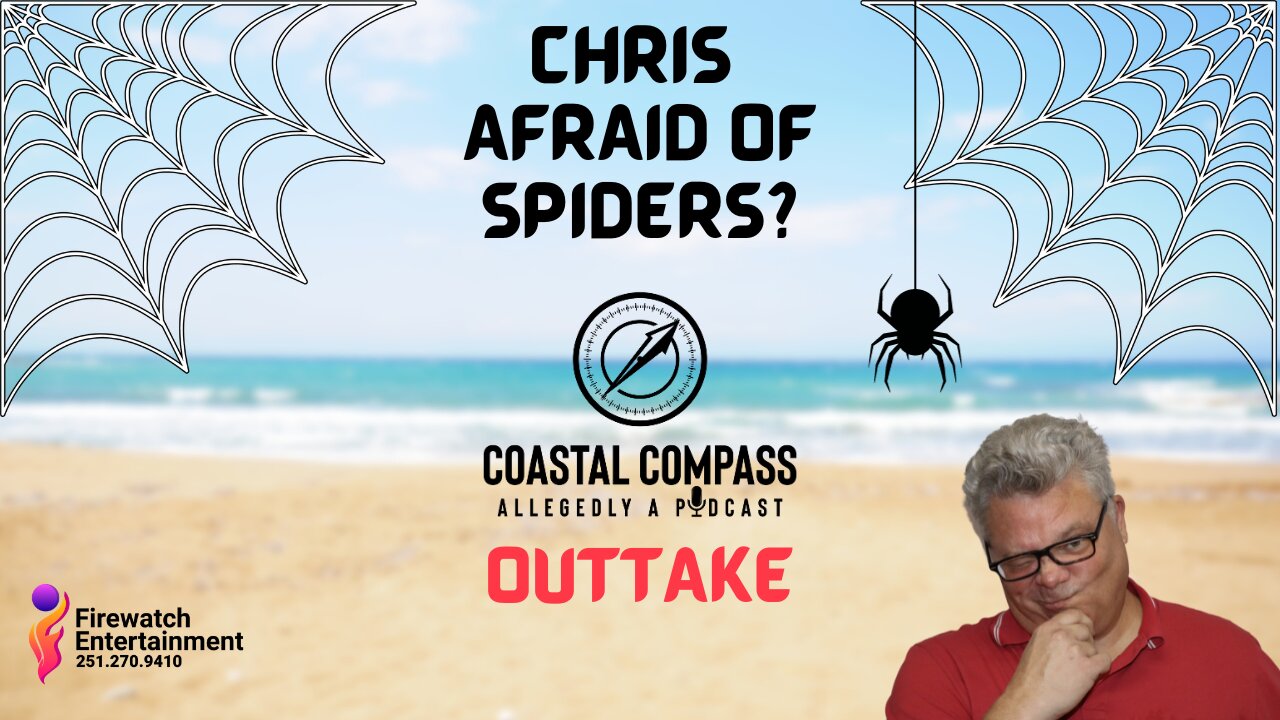 Chris afraid of spiders or a headphone cord?