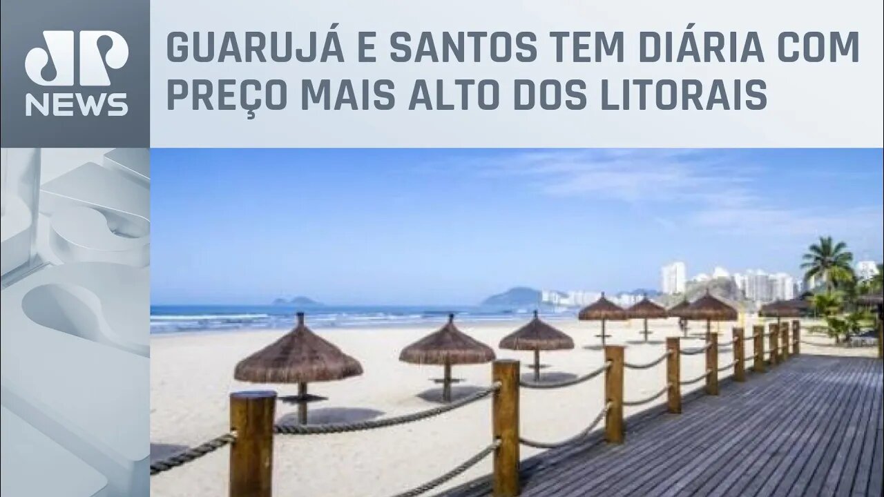 Valor de aluguel de imóvel nas praias de SP aumenta 282,81% para feriados de abril