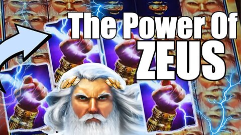 JACKPOT TIME!! THAT'S A HUGE SCREEN ON ZEUS!