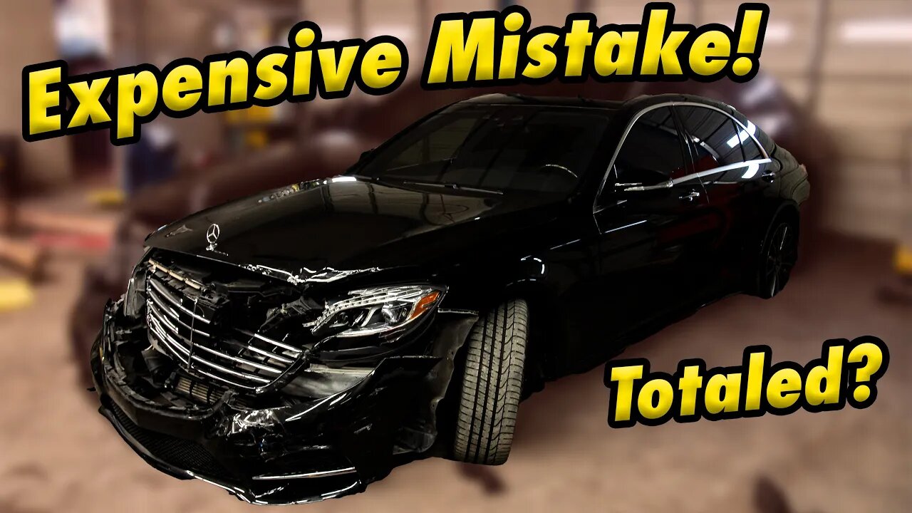 Repairing a Wrecked Mercedes S550 For a Subscriber! It's Worse than we thought!