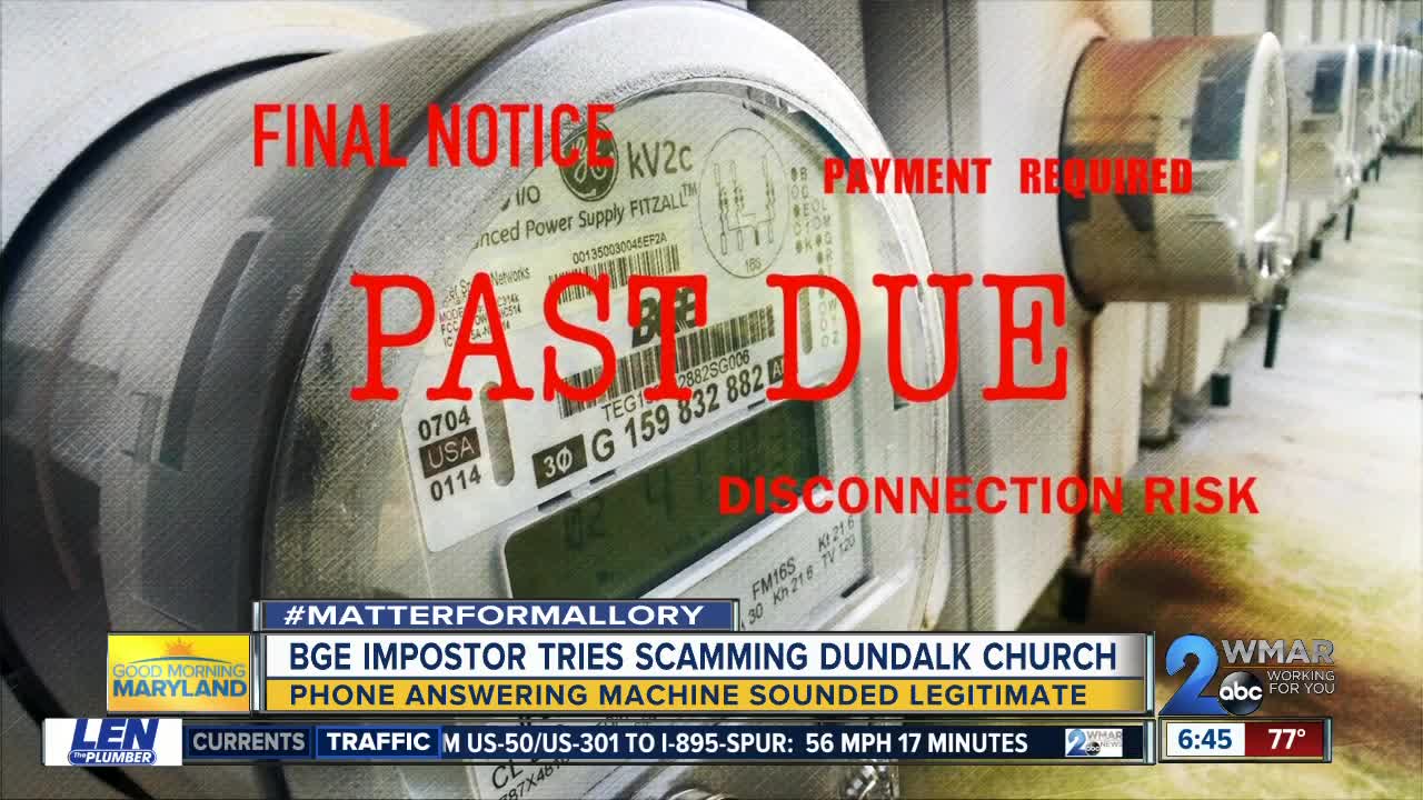 BGE impostor targets Dundalk church