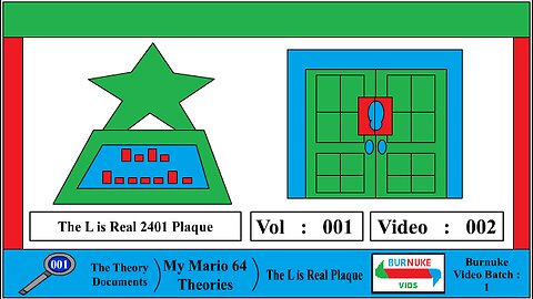 The Theory Documents Vol 1 Video 2 (The L Is Real 2401 Plaque)