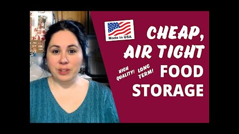 Cheap, air tight FOOD STORAGE