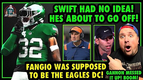 VIC FANGIO LEFT EAGLES BECAUSE OF GANNON! WHAT! THIS IS CRAZY! SWIFT JUST SAID THIS ABOUT THE LIONS!