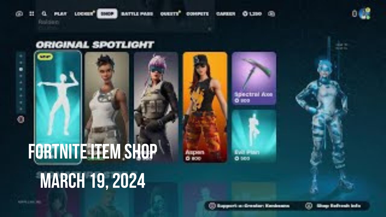 Fortnite Item Shop|March 19, 2024(*New* Classy Emote)