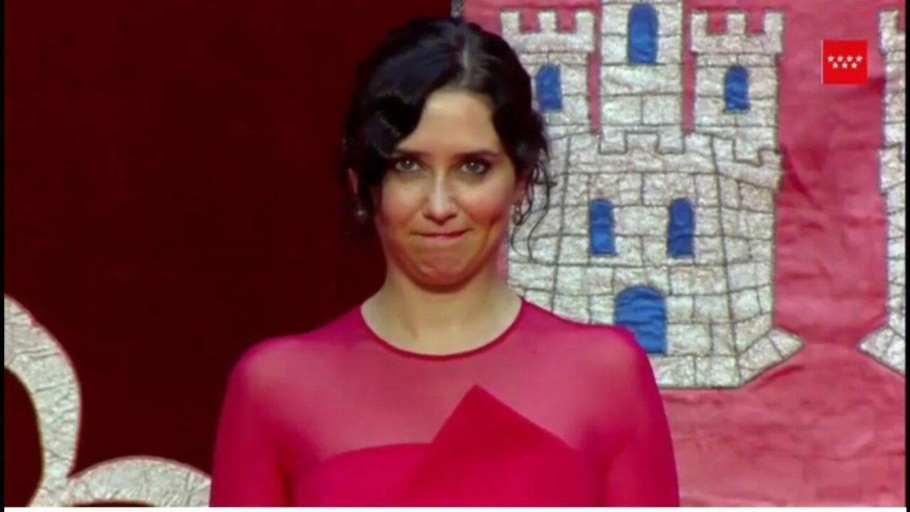 Isabel Díaz Ayuso: himno de España en su toma de posesión 2021