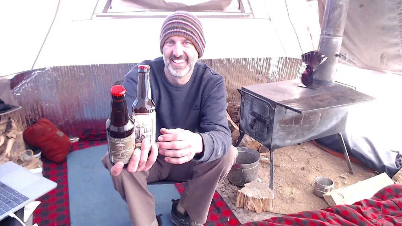 Pizza and Beer Live Chat by the Wood Stove