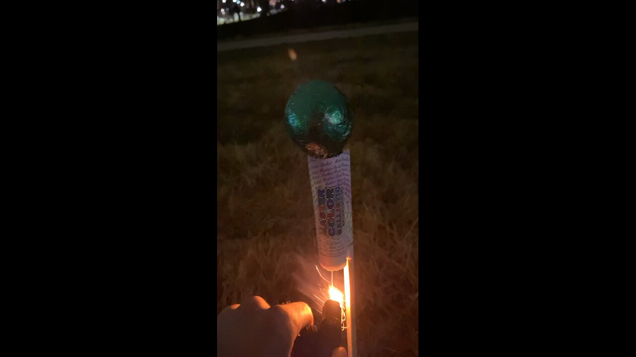 Master Color Ballistic Rocket 🟩 🍫 #fireworks #pyro