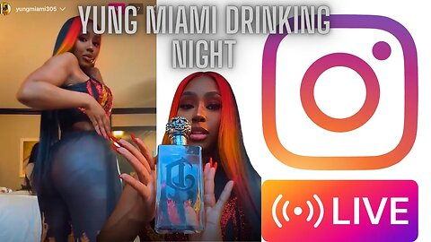 YUNG MIAMI IG LIVE: Yung Miami Drinking And Lit Off The DeLeón Even Got Diddy TUNED IN 🥵 (14/04/23)