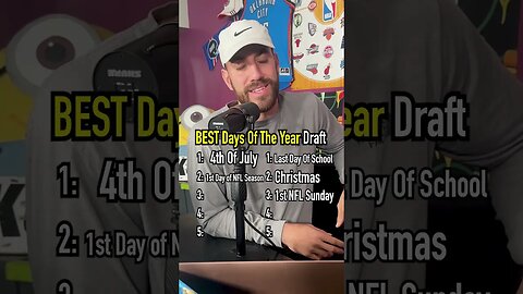 DRAFTING the best days of the year #shorts #podcast